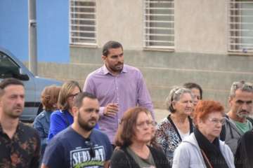 Procesión religiosa por el Valle de Jinámar-Telde (Foto F.J. Santana)